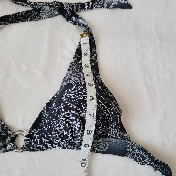 ☀️ Aqua Funky Design Print Bikini Top - Picture 7 of 13